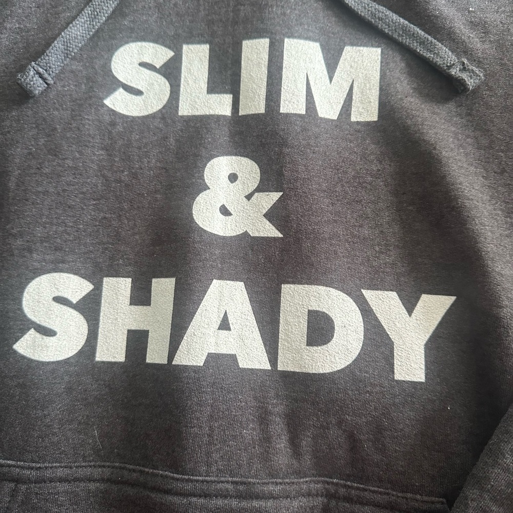 NWOT Women’s EMINEM “Slim Shady”  hooded sweatshirt. Size small. - Picture 2 of 6